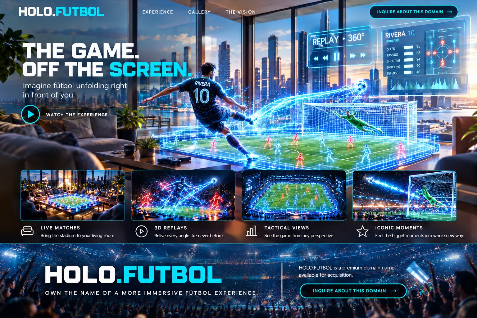 Holographic 3D replay concept